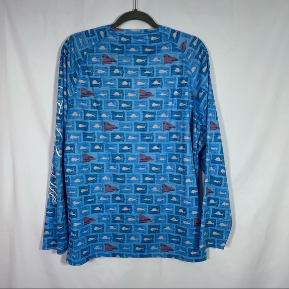 Fishing Life, UPF 50+, Long Sleeve Shirt, Size Medium. Excellent condition! - Picture 4 of 6